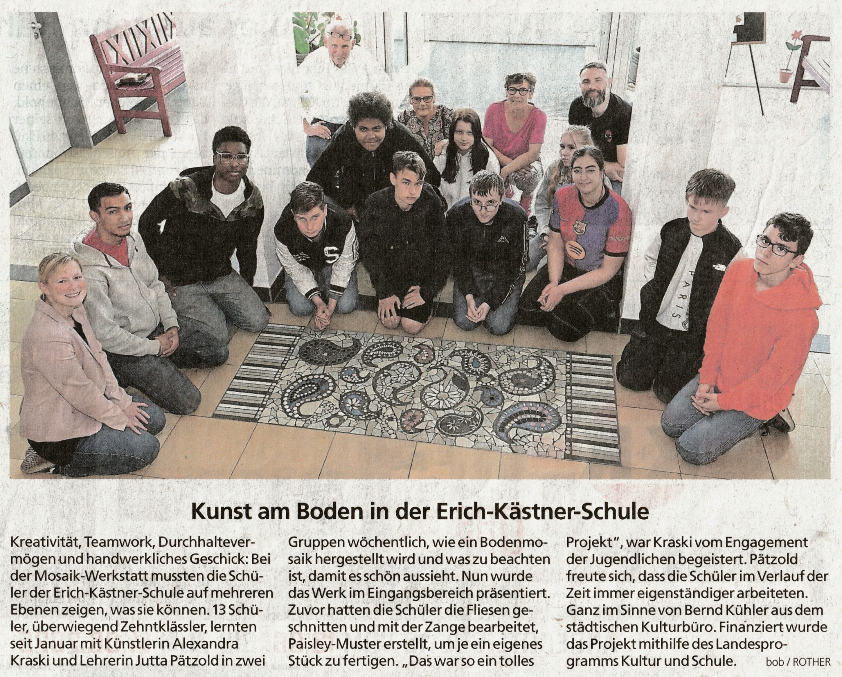 Mosaik Boden